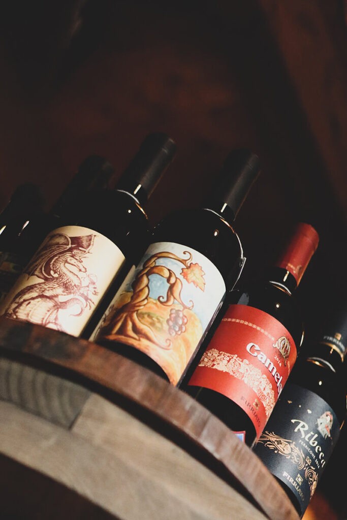 vini in bottiglia
